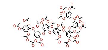 Pseudoheptafuhalol A octadecaacetate